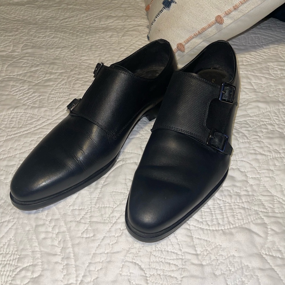 Zara double monk straps